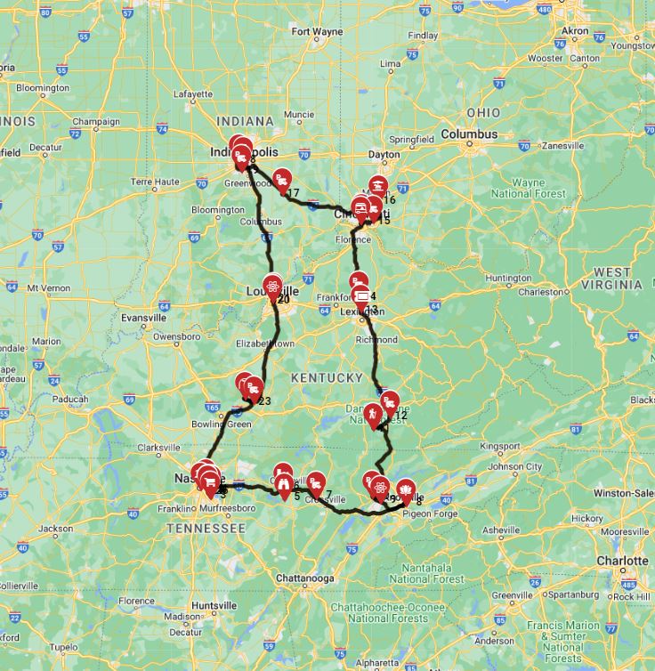 Nashville Roundtrip - North East